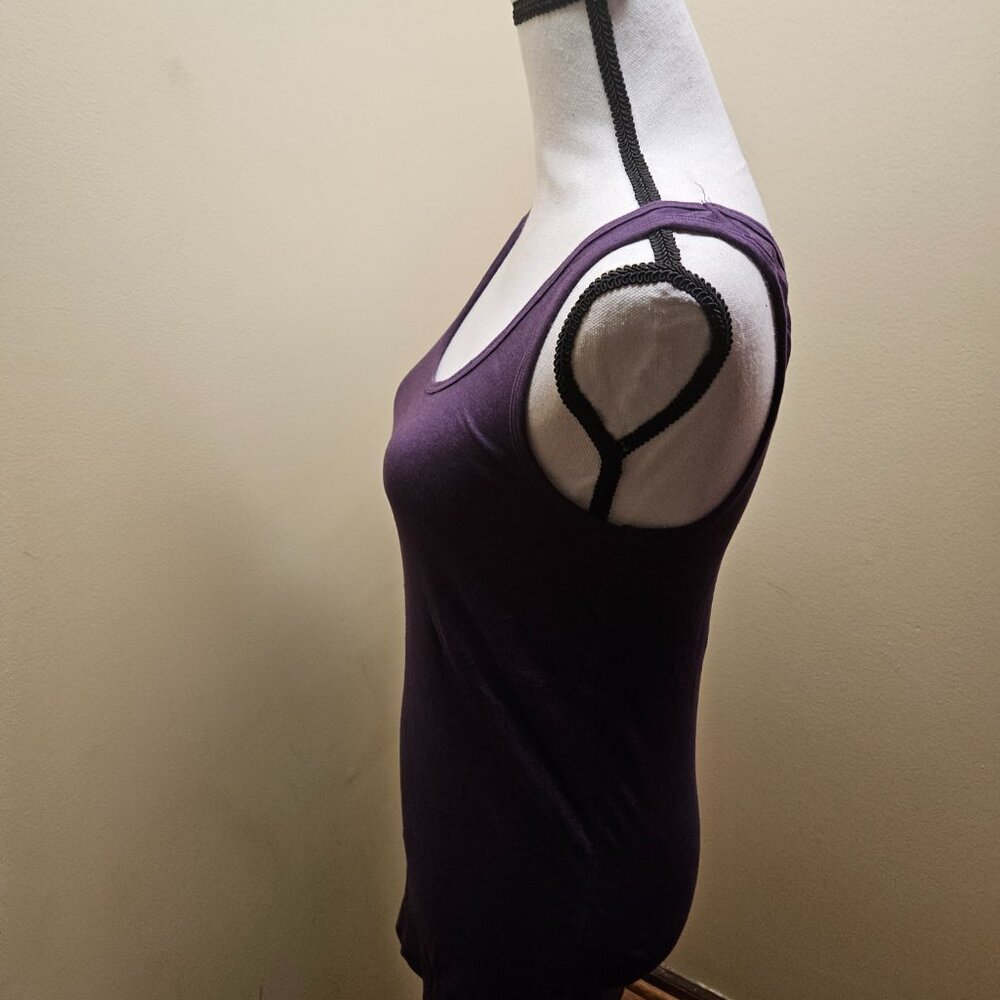 Merona Ladies Purple Tank Top - Picture 3 of 4